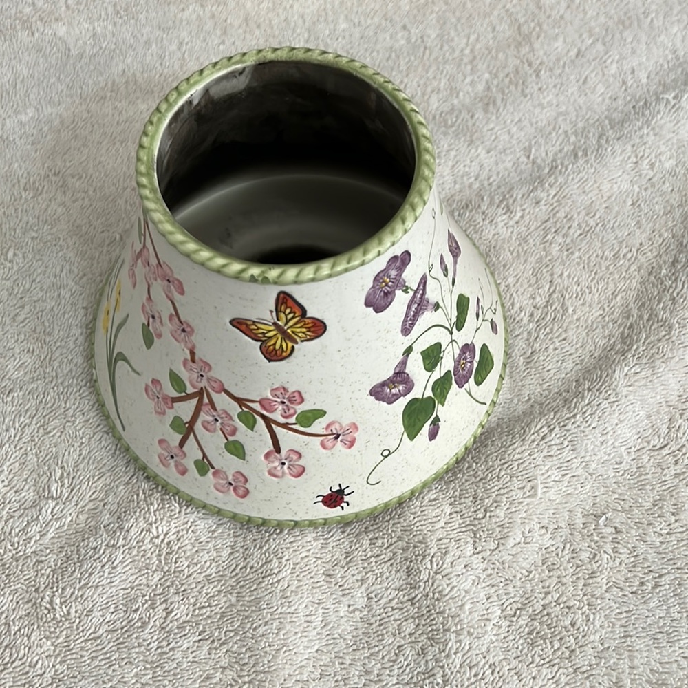 Yankee Candle Morning Glory & Butterfly Candle Shade